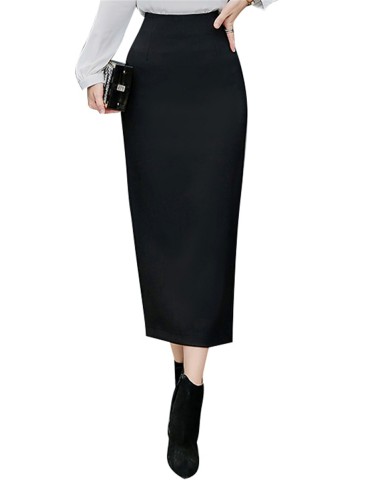 Women's Skirt Simple Solid Color Midi Skirt